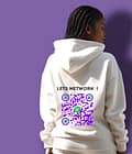 Hoodie with slogan - Image 4