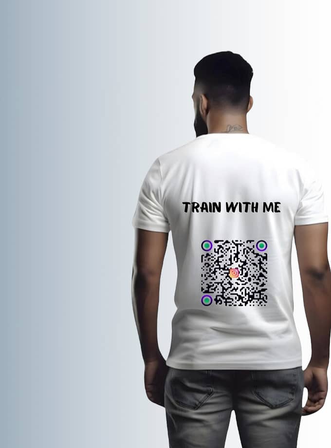 QR T-shirt for men