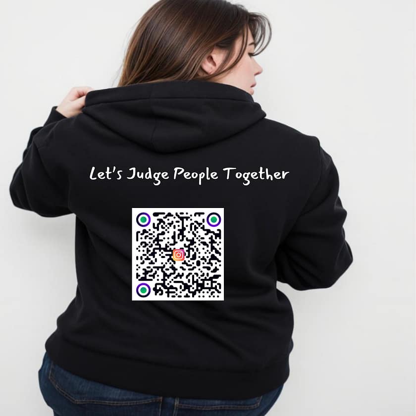 “Connecti-Tee Chic”  Hoodie over men - Image 2